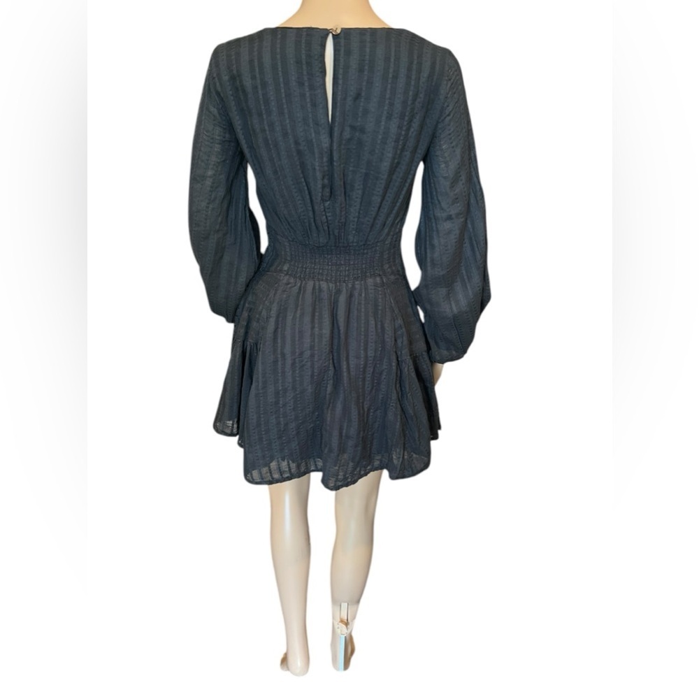 FREE PEOPLE DRESS Womens PATCHWORK OF MY DREAMS MINI Boho Pockets Lace Crochet S - Picture 6 of 16